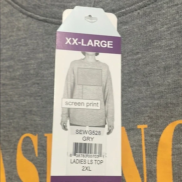 Washington Redskins Gray Long Sleeve Tee - Picture 2 of 6